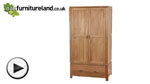 Watch Alto Solid Oak Wardrobe video