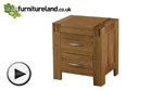 Watch Alto Solid Oak Bedside Chest video