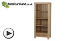 Watch Alto Solid Oak Bookcase video