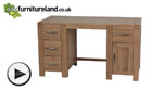 Watch Alto Solid Oak Computer Desk video