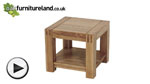 Watch Alto Solid Oak Side Table video