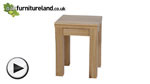 Watch Andorra Solid Oak Lamp Table video
