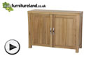 Watch Andorra Solid Oak Medium Sideboard video