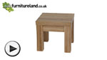 Watch Andorra Solid Oak Side Table video