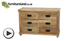 Watch Baku Light Mango 6 Drawer Chest video