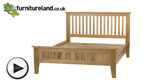 Watch Bevel Solid Oak King-Size Bed video