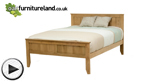 Watch Dovedale Solid Oak Double Bed video