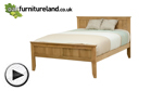 Watch Dovedale Solid Oak King-Size Bed video