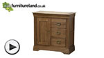 Watch French Farmhouse Solid Oak Storage Chest video