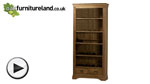Watch French Farmhouse Solid Oak Large Bookcase video