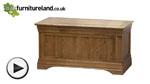 Watch French Farmhouse Solid Oak Blanket Box video