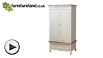 Watch French Shabby Chic Solid Mango Double Wardrobe video