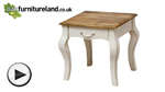 Watch French Shabby Chic Solid Mango Lamp Table video