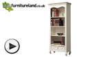 Watch French Shabby Chic Solid Mango Large Bookcase video