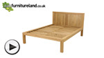 Watch Fresco Solid Oak Double Bed video