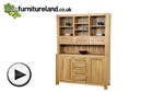 Watch Fresco Solid Oak Welsh Dresser video