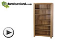 Watch Galway Solid Oak Tall Bookcase video