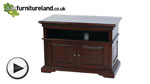 Watch Louis Philippe Solid Mahogany TV Stand video