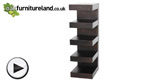 Watch Mantis Dark Solid Mango E Display Unit / Bookcase video