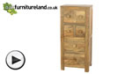 Watch Mantis Light Solid Mango 4' Tall CD Chest video