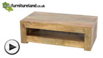 Watch Mantis Light Solid Mango Coffee Table video