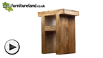 Watch Mantis Light Solid Mango Lamp Table video