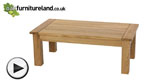 Watch Newark Solid Oak Coffee Table video