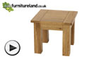 Watch Newark Solid Oak Side Table video