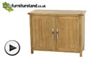 Watch Newark Solid Oak Small Sideboard video