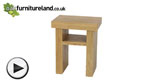 Watch Oakdale Solid Oak Lamp Table video