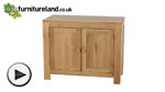 Watch Oakdale Solid Oak Small Sideboard video