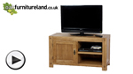 Watch Quercus Solid Oak TV + DVD Cabinet video