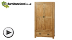 Watch Quercus Solid Oak Wardrobe video
