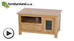 Watch Rivermead Solid Oak TV + DVD Cabinet video