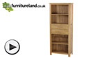 Watch Rivermead Solid Oak Bookcase / Storage Unit video