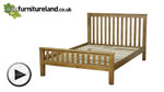 Watch Rustic Solid Oak King-Size Bed video