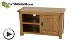 Watch Rustic Solid Oak TV + DVD Cabinet video