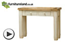 Watch Shabby Chic Solid Mango 2 Drawer Console Table video