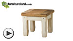 Watch Shabby Chic Solid Mango Side Table video