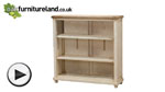 Watch Shabby Chic Solid Mango Low Bookcase video