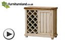 Watch Shabby Chic Solid Mango Wine Cabinet video