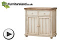 Watch Shabby Chic Solid Mango Small Sideboard video