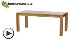 Watch Galway 6ft x 2ft 8" Solid Oak Table video