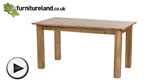 Watch Newark Solid Oak 5ft x 2ft 8