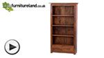 Watch Tokyo Brown Teak Mango Bookcase video