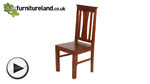 Watch Tokyo Brown Teak Mango Dining Chair video