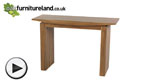 Watch Tokyo Solid Oak Console Table video