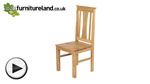 Watch Tokyo Solid Oak Dining Chair video