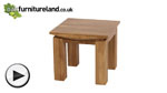 Watch Tokyo Solid Oak Side Table video