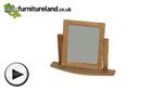 Watch Tokyo Solid Oak Swivel Mirror video